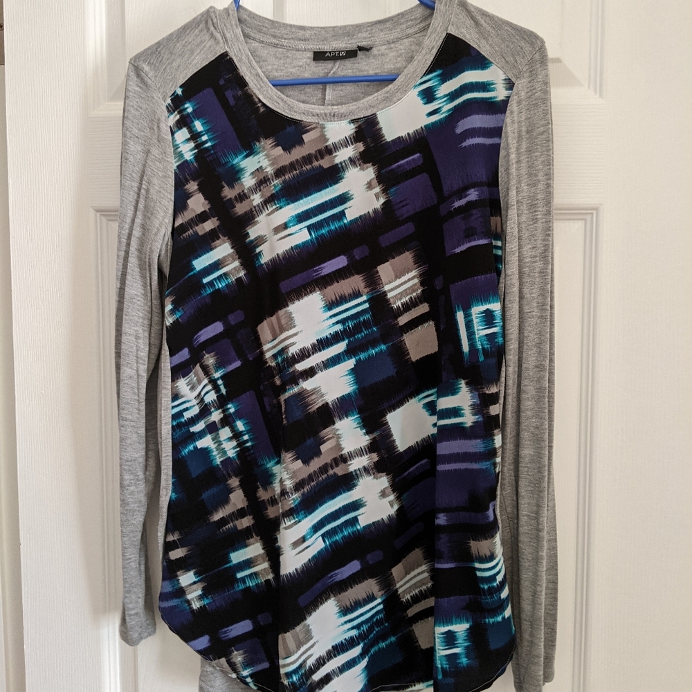 Apt9 Long Sleeve Blouse